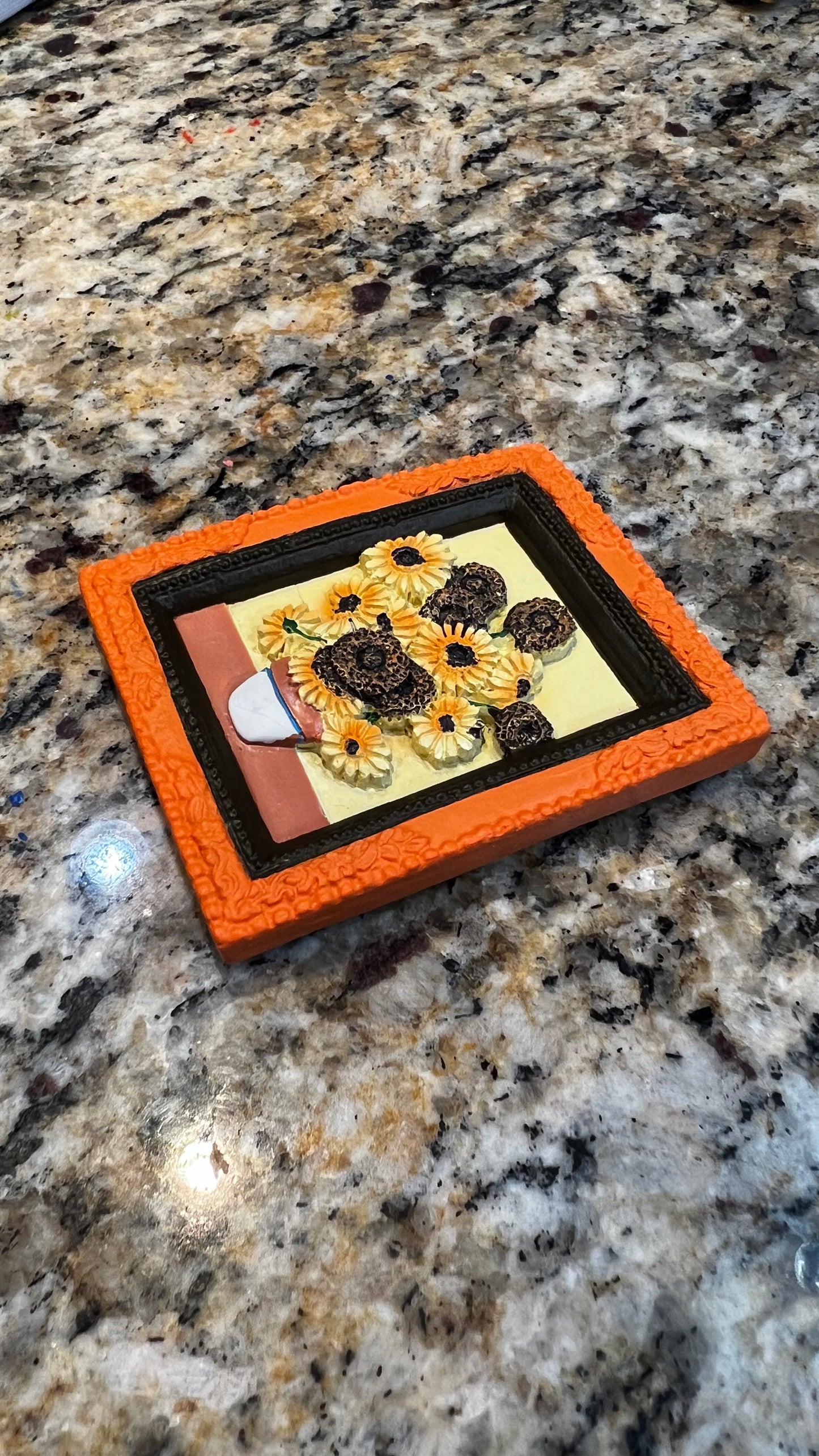 Van Gough Sunflowers Miniature Magnet
