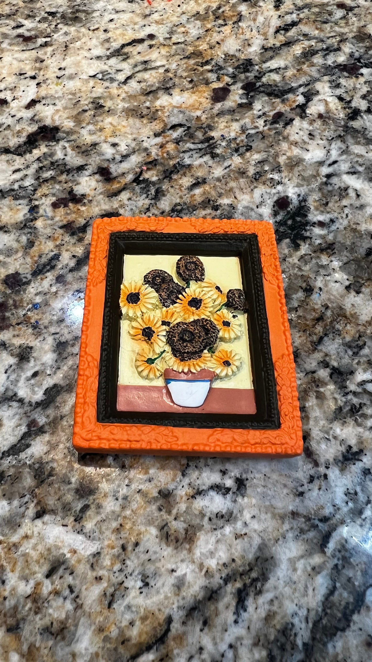 Van Gough Sunflowers Miniature Magnet