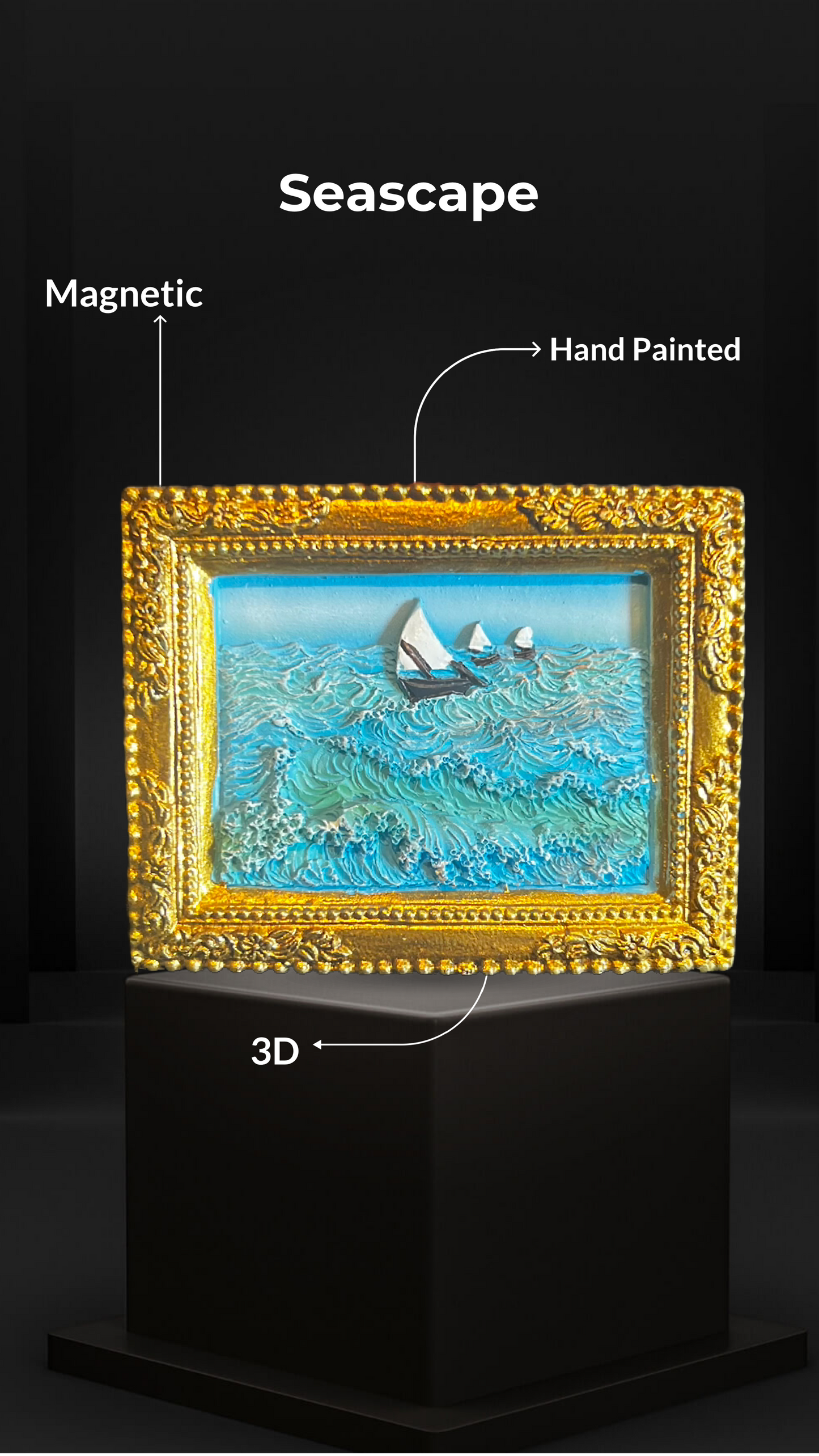 Seascape Miniature Magnet