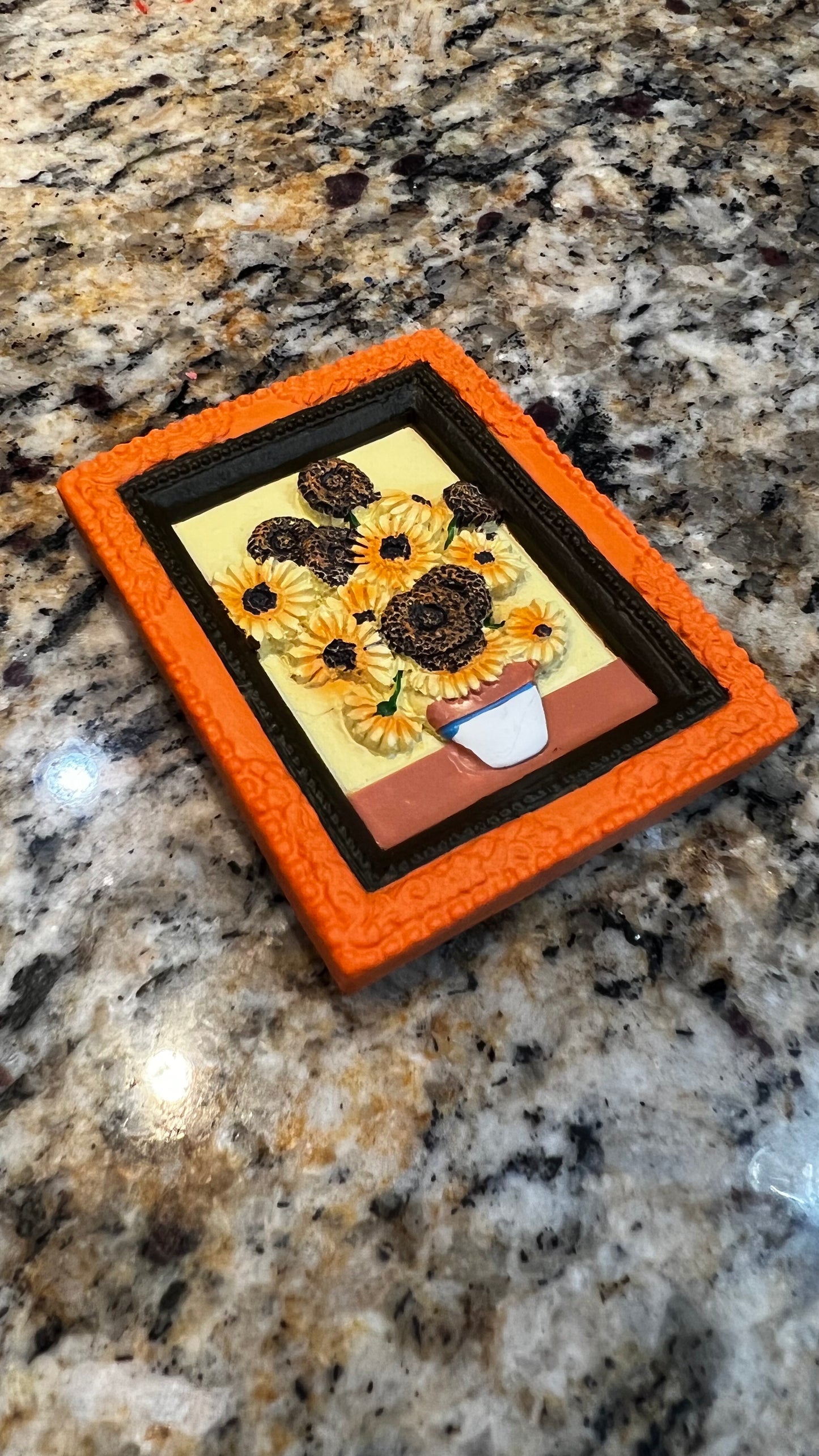 Van Gough Sunflowers Miniature Magnet