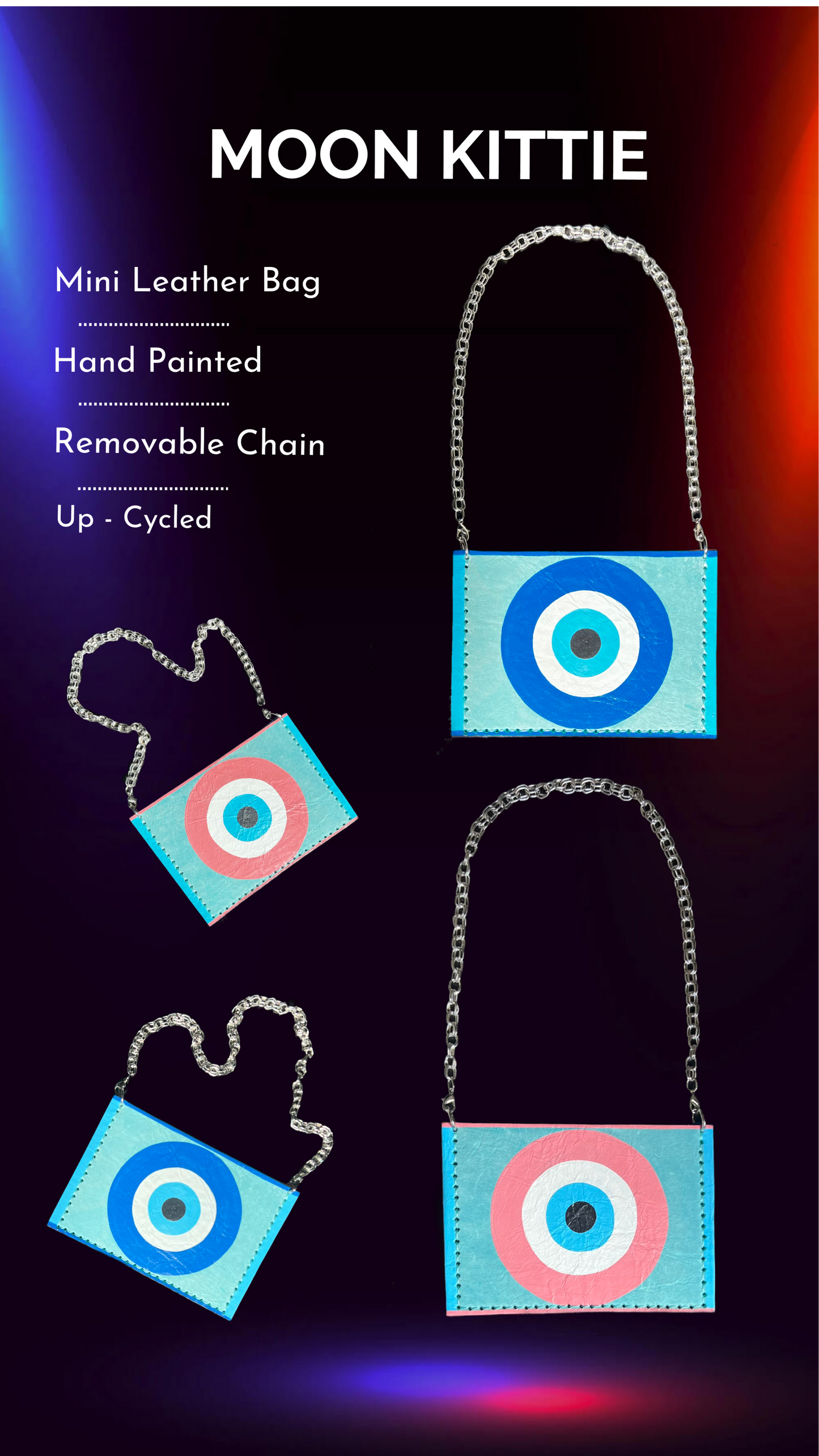 Evil Eye Double Sided Mini Bag