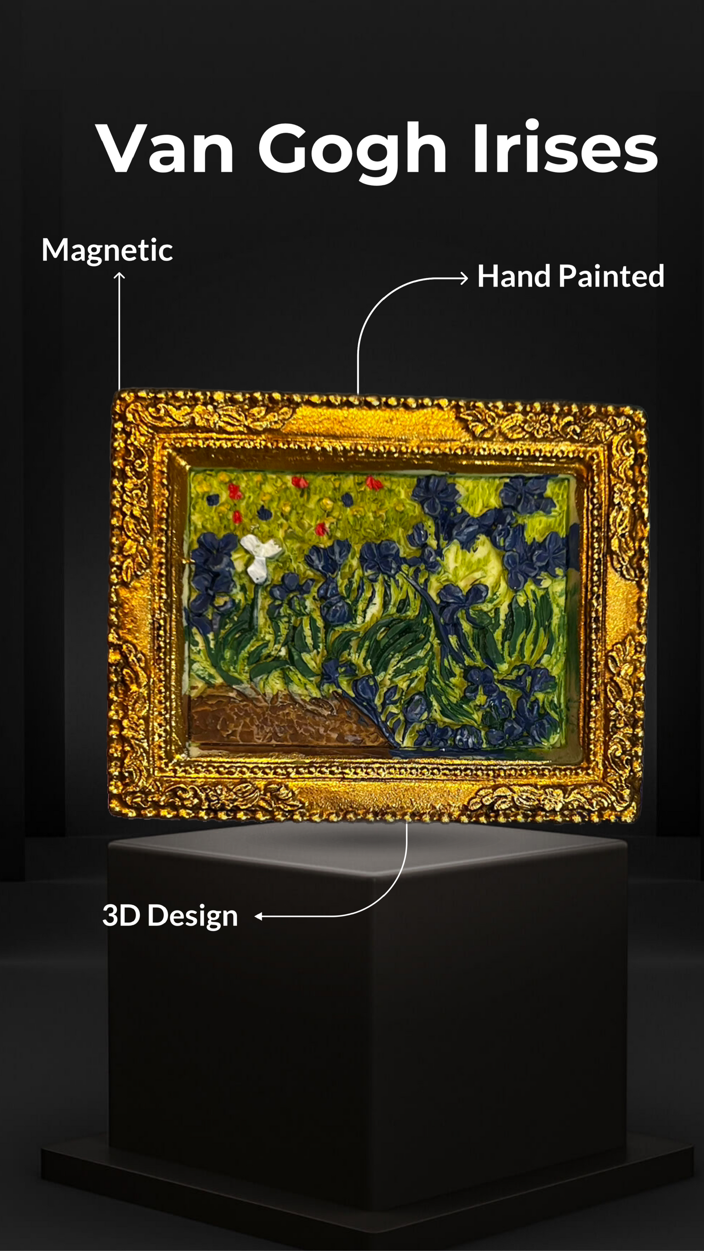 Van Gogh Irises Gold Frame