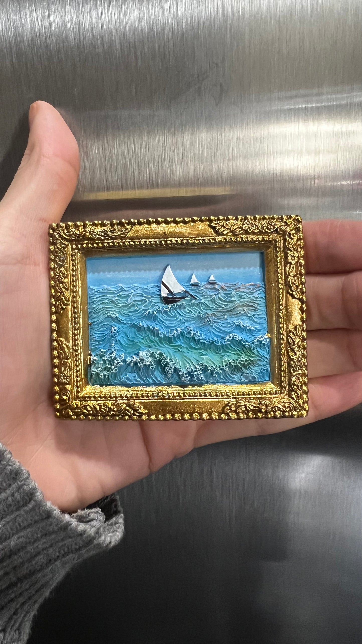 Seascape Miniature Magnet